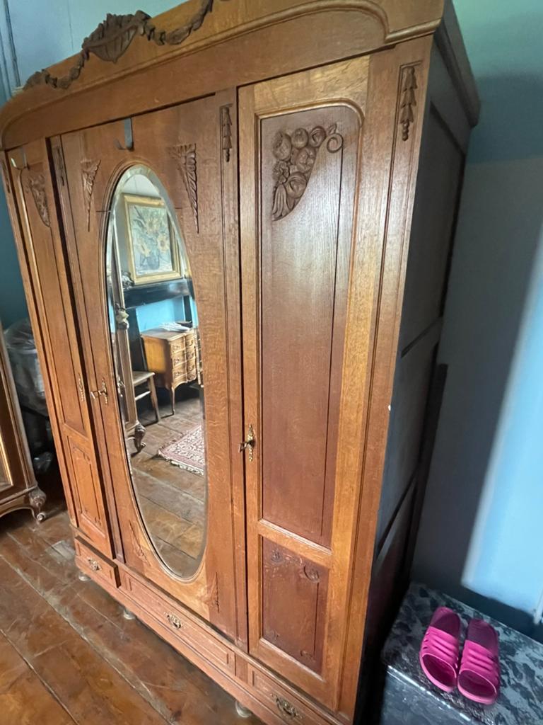 Armoire ancienne, Antiquités & Art, Antiquités | Meubles | Armoires, Enlèvement