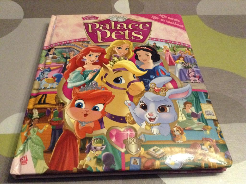 Disney Princessen palace pets kijk-en zoekboek (2015), Jongen of Meisje, Ophalen of Verzenden, Zo goed als nieuw, Disney