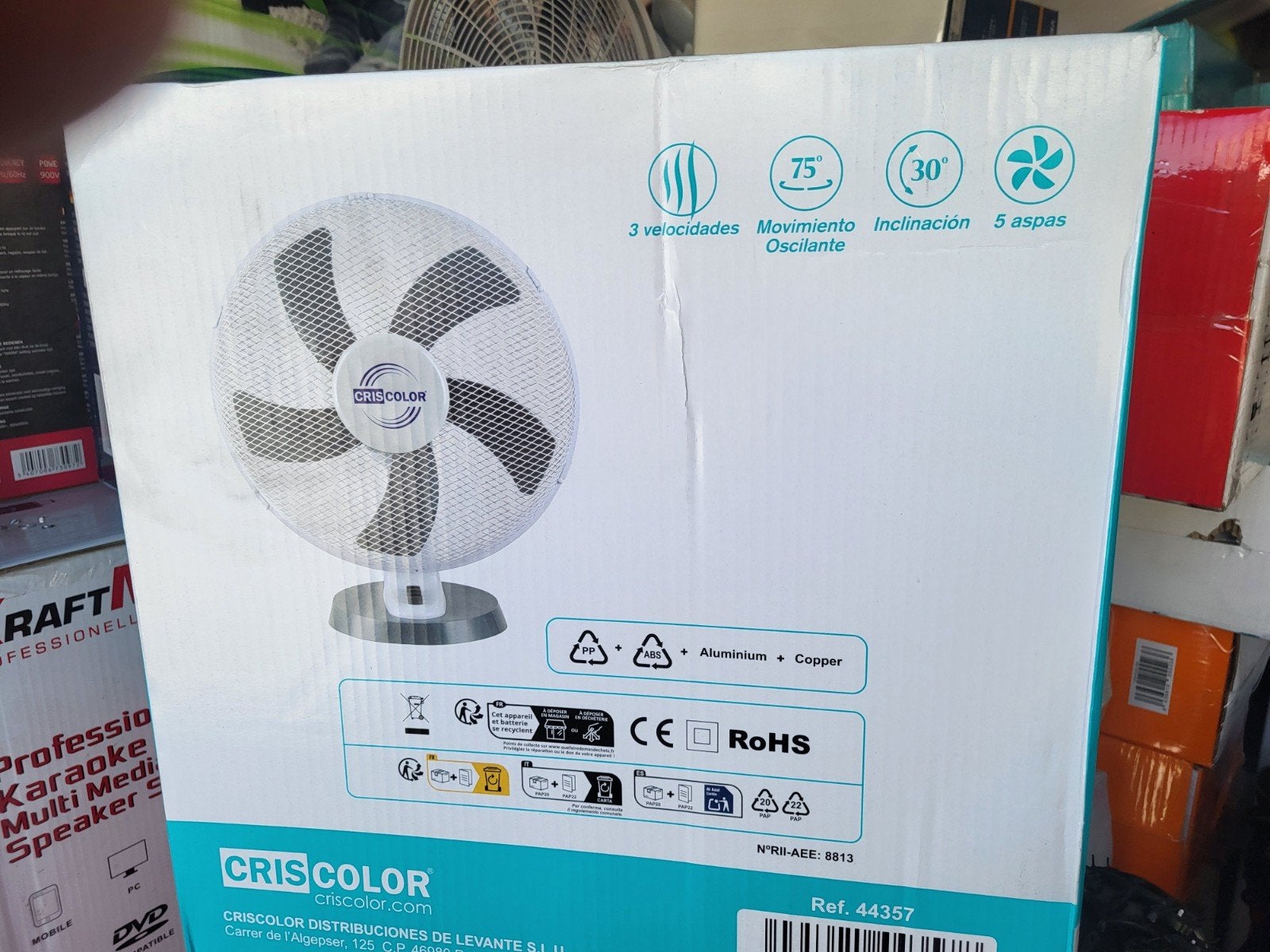 Lot de ventilateurs  146 pièces 0487469838, Electroménager