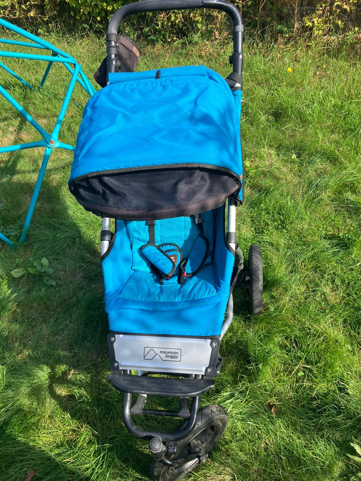 Mountain buggy incl wieg, Ophalen, Gebruikt, Regenhoes