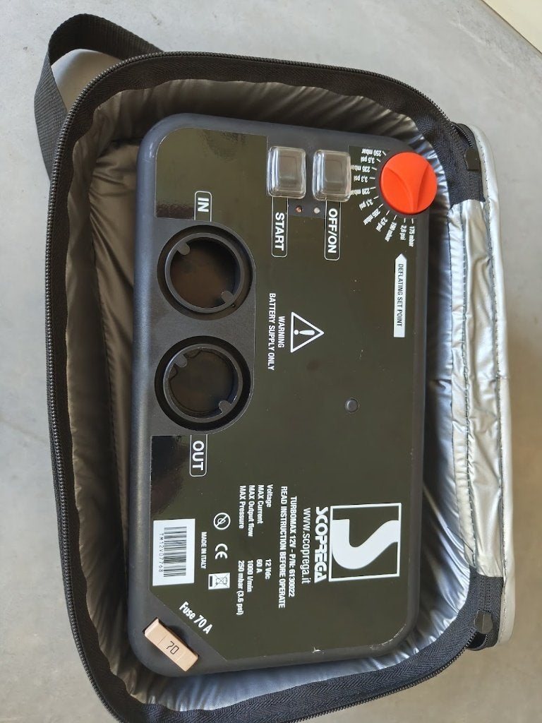 Scoprega Bravo Turbo Max 12V Luchtpomp – Ongebruikt!, Ophalen, Nieuw