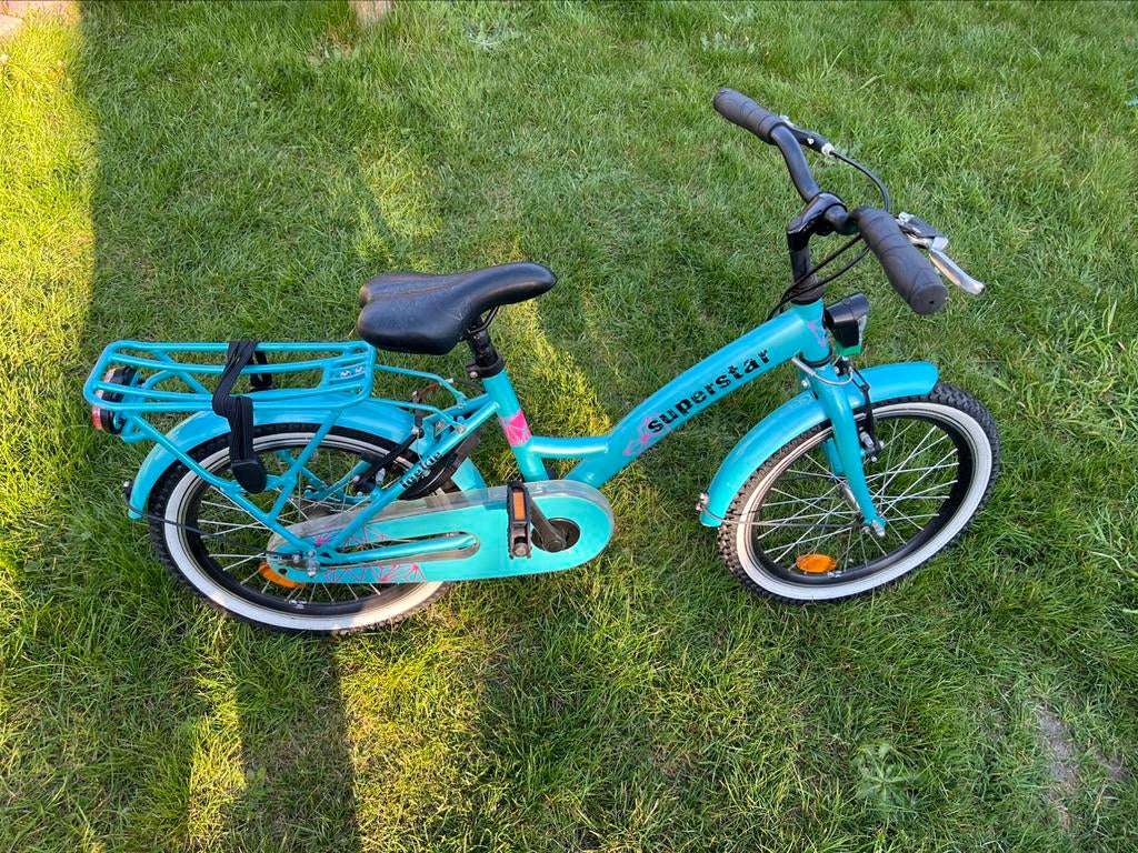 Superstar Meisjesfiets 18 inch, Fietsen en Brommers, Ophalen of Verzenden