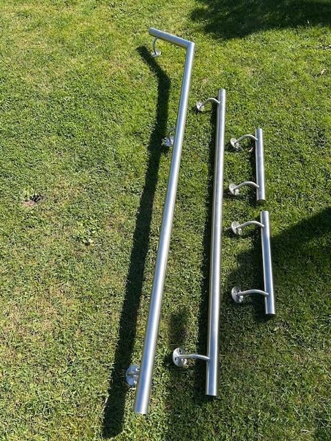 Dikwandige inox leuningen, Doe-het-zelf en Bouw, Ophalen, Nieuw
