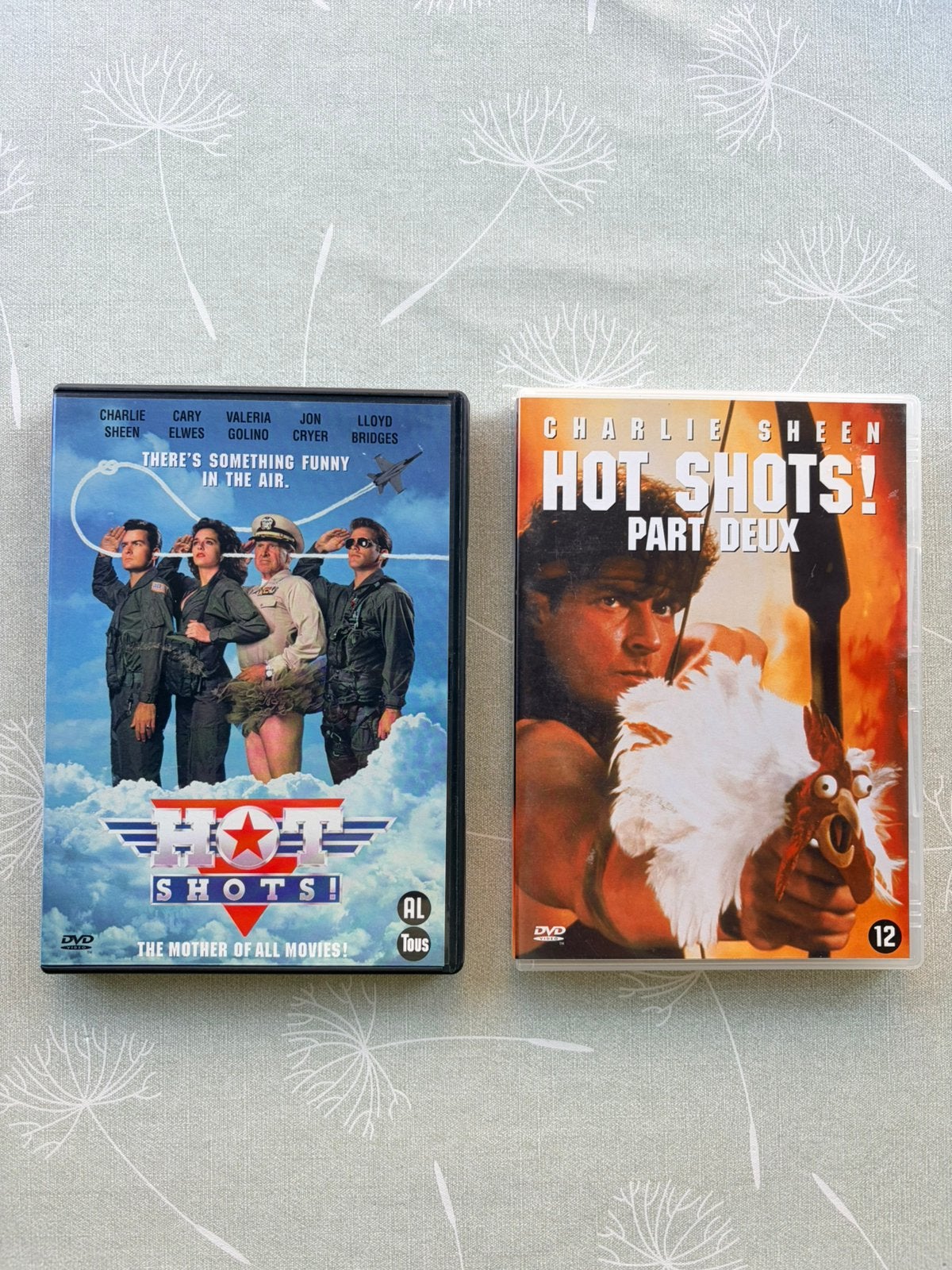 DVD's Hot Shots! & Hot Shots! Part Deux, Engels, Actiekomedie, Nederlands, Ophalen of Verzenden