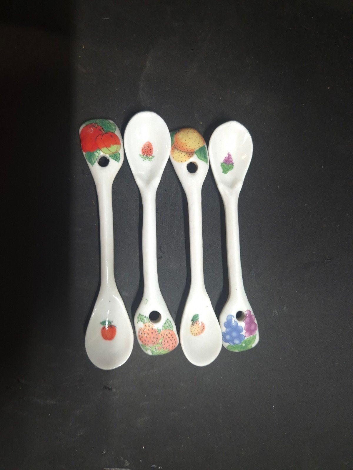 4 cuillère en porcelaine, Ophalen, Nieuw, Porselein, Bestek