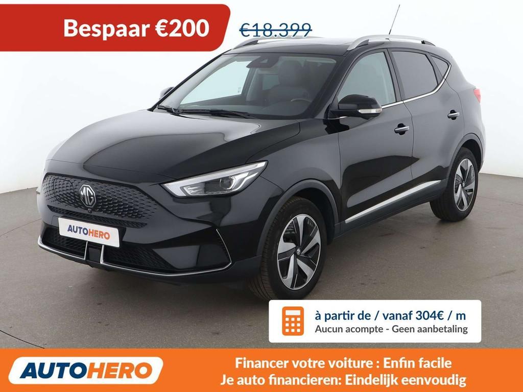 MG ZS electric drive 130 kW Comfort (automatique), Autos, MG, Achat, Détection des panneaux routiers, ZS, Noir