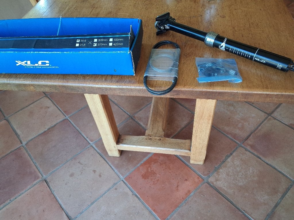 Tige de selle téléscopique, Enlèvement, Comme neuf, Selle, Xlc