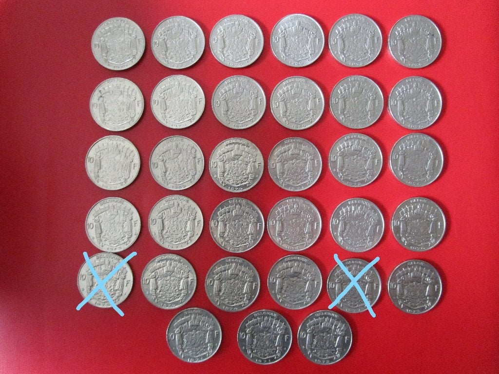 munten België 10-5-2-1 franken, Timbres & Monnaies, Monnaies | Belgique, Monnaie en vrac, Enlèvement ou Envoi