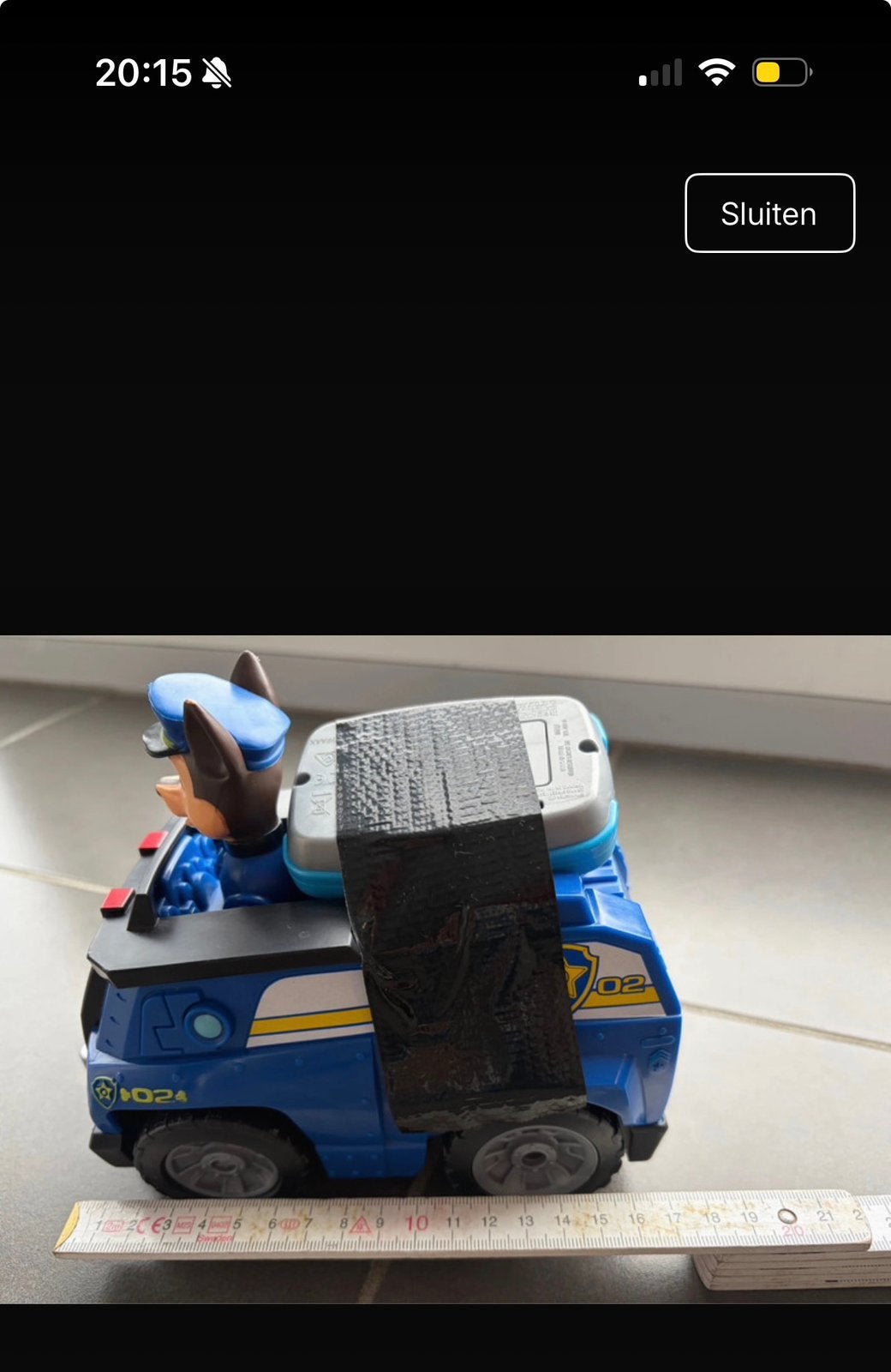 Auto paw patrol, Ophalen, Zo goed als nieuw, Afstandsbediening