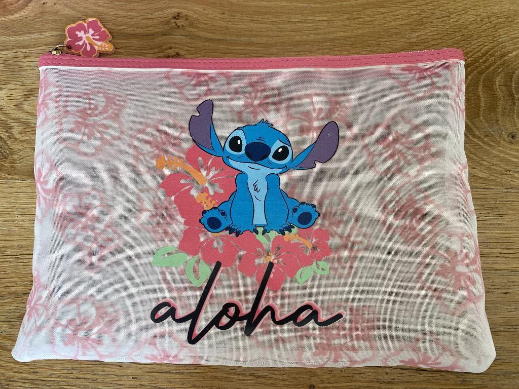 Toilettas Lilo & Sticth, Bijoux, Sacs & Beauté, Trousses de toilette, Enlèvement ou Envoi, Utilisé, Rose, Fille