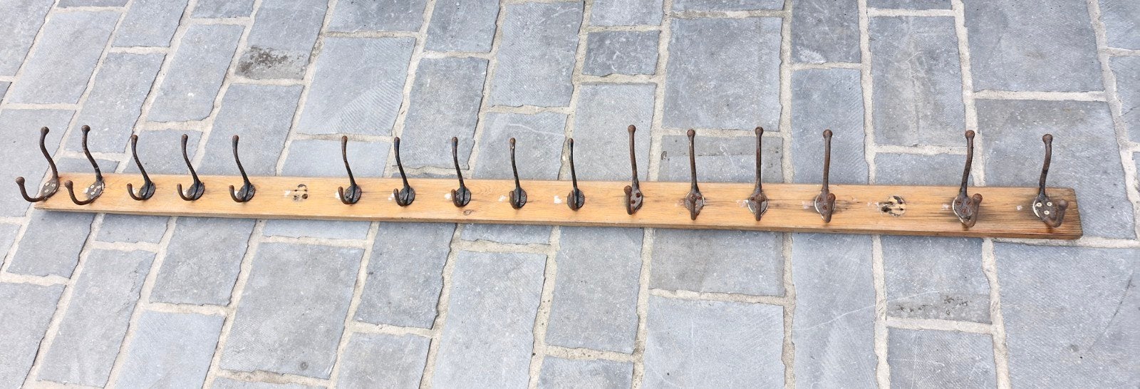 Oude schoolkapstok - 216cm, Huis en Inrichting, Ophalen