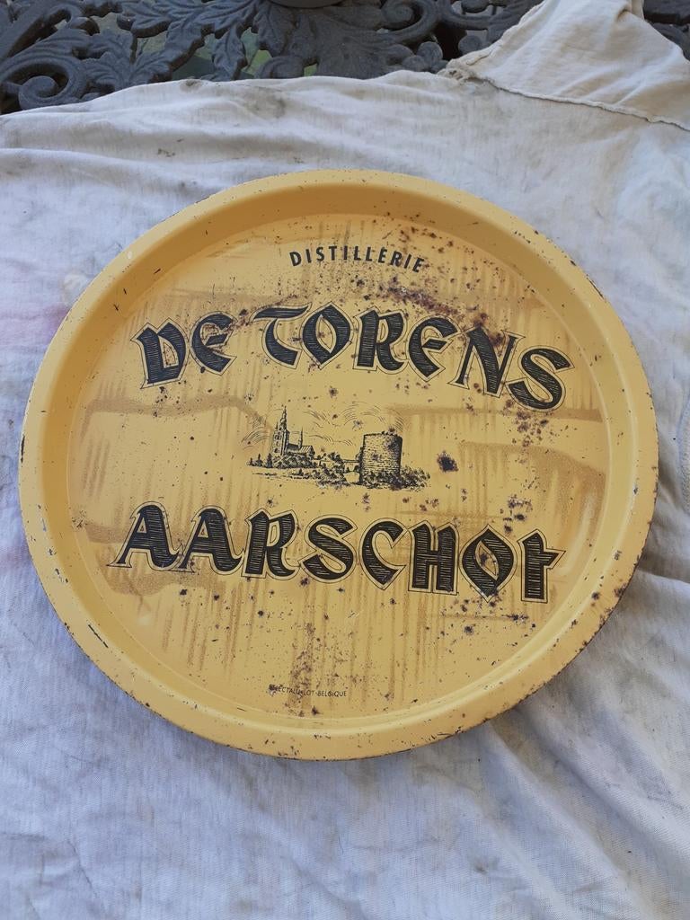 Distillerie, de torens van Aarschot, Ophalen of Verzenden, Gebruikt, Reclamebord