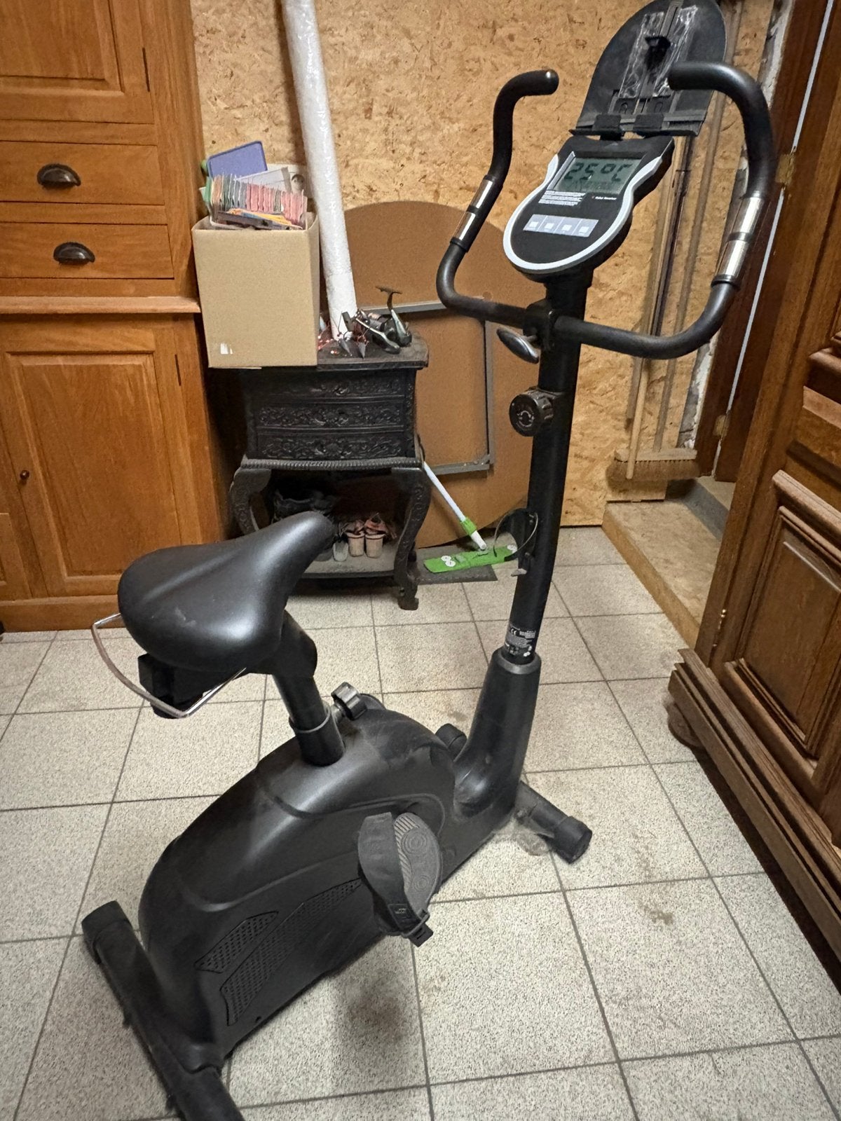 home trainer fiets, Enlèvement, Comme neuf, Vélo d'appartement