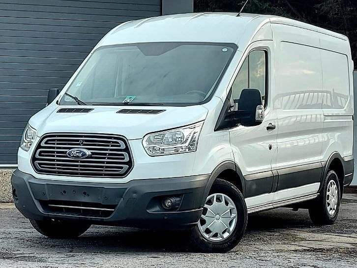 Ford Transit L2H2 ** 2019 ** 78000km ** 12390+BTW **, Voorwielaandrijving, Dealer onderhouden, Stof, 1995 cc