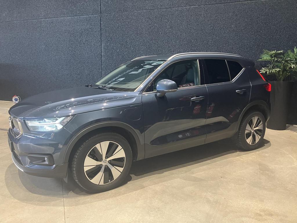 Volvo XC40 T4 PHEV Core Aut. LEDER | CAMERA | LED, Auto's, Volvo, Stof, Blauw, 41 g/km, Plug-in hybride