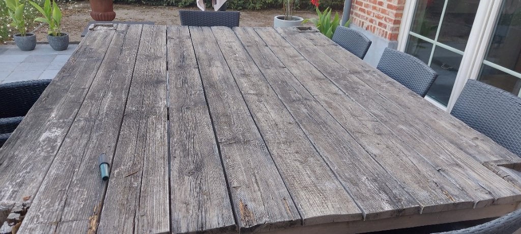 Tuintafel, Ophalen, Gebruikt