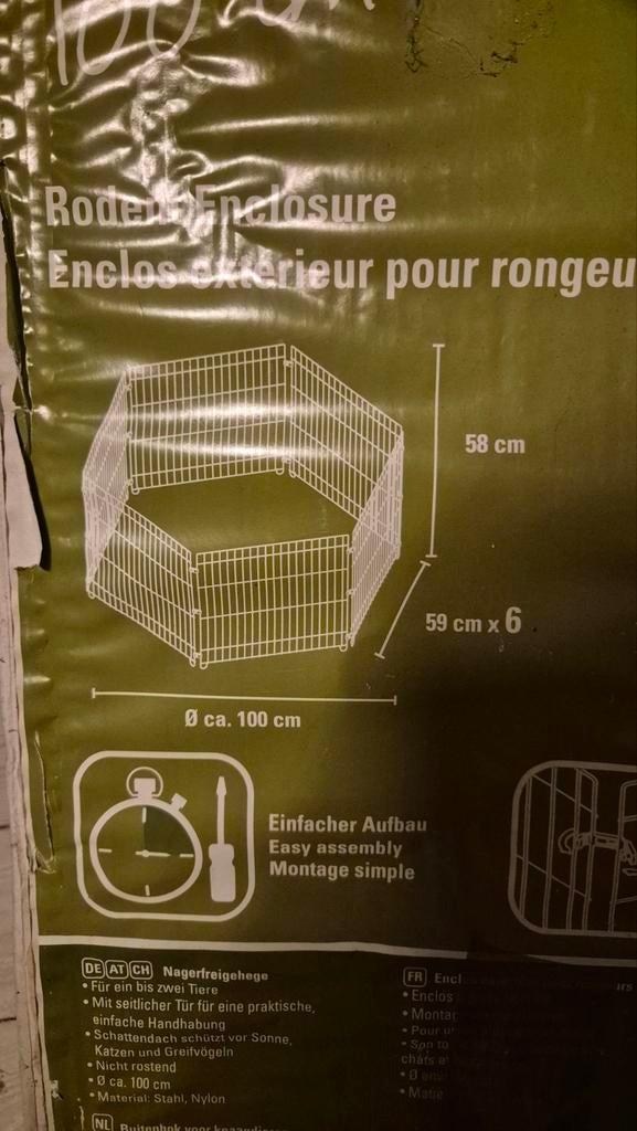 Ren voor kleine huisdieren, Ophalen, Gebruikt