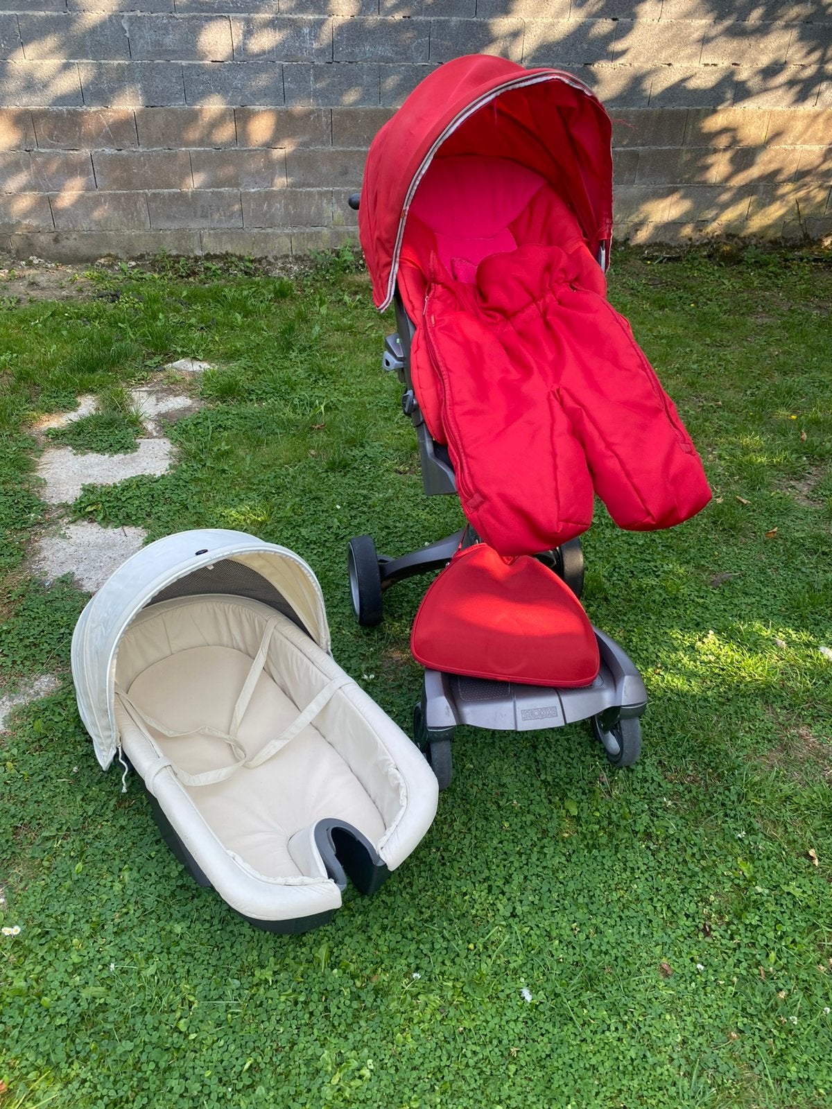 STOKKE Explory kinderwagen met Landeau en opbergtas, Kinderen en Baby's, Ophalen, Zo goed als nieuw, Kinderwagen, Overige merken