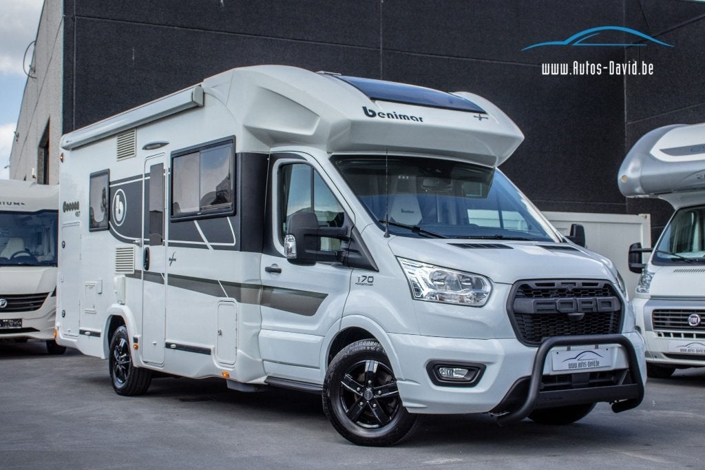 Benimar Tessoro Cocoon 487 Ford Transit Aut. 170PK 4 Slaappl, Caravans en Kamperen, Mobilhomes, Bedrijf, tot en met 4, Half-integraal