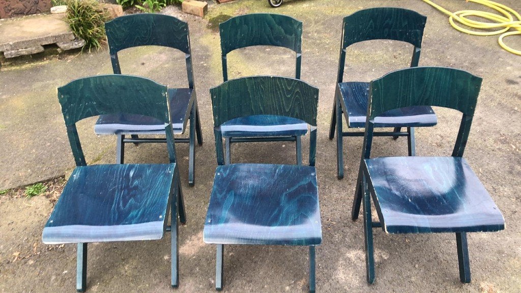 Lot 60 chaises Baumann série K bois 80's, Zakelijke goederen, Horeca | Meubilair en Inrichting, Ophalen of Verzenden