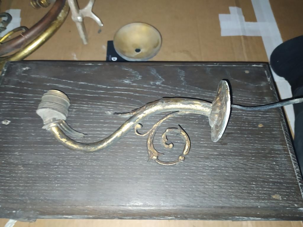 Art nouveau lamphouder nie compleet, Ophalen of Verzenden