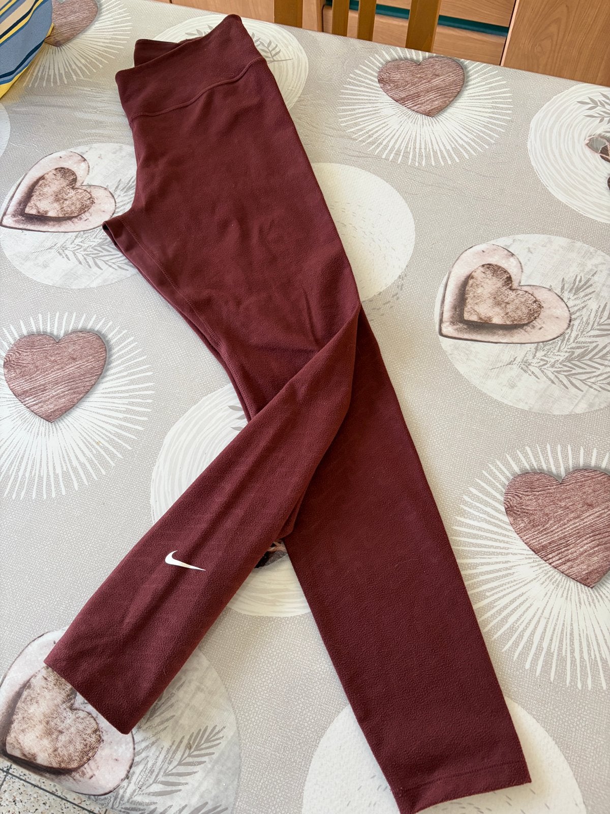 Legging de sport Nike Dri-FIT bordeaux prune - Taille S (36), Vêtements | Femmes, Enlèvement ou Envoi, Comme neuf, Blanc, Legging