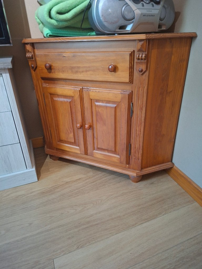 Meuble de coin en pin, Maison & Meubles, Comme neuf, Enlèvement, 50 à 100 cm, 75 cm ou plus