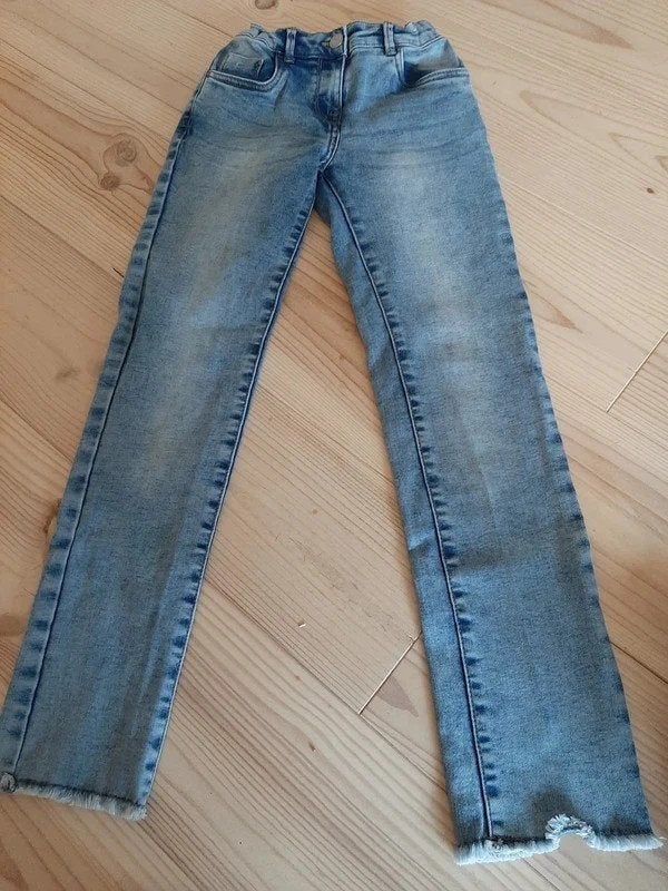 3 jeans 140/146, Kinderen en Baby's, Kinderkleding | Maat 140, Ophalen of Verzenden, Zo goed als nieuw, Meisje, Broek