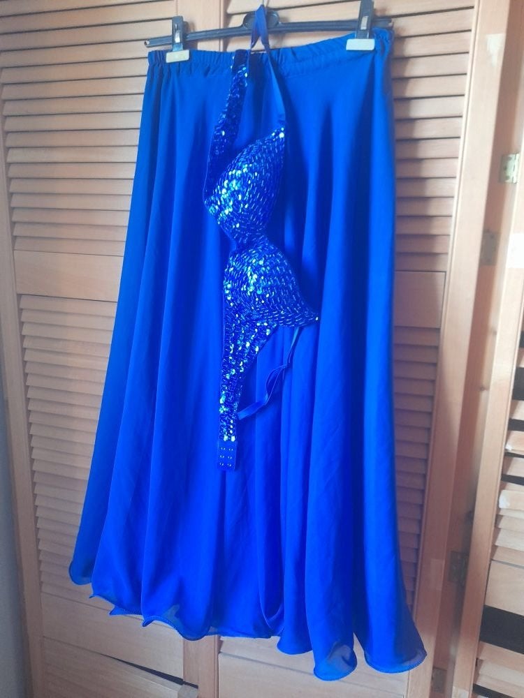 Oosterse jurk, Autre, Overige typen, Blauw, Zo goed als nieuw