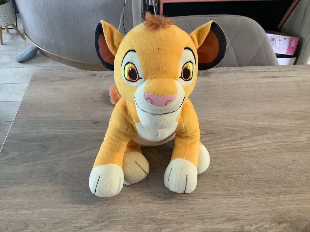 Personnage en peluche Disney Le Roi Lion Simba (30 cm), Doré, Autres marques, Comme neuf, Moyen (20 à 80 cm)