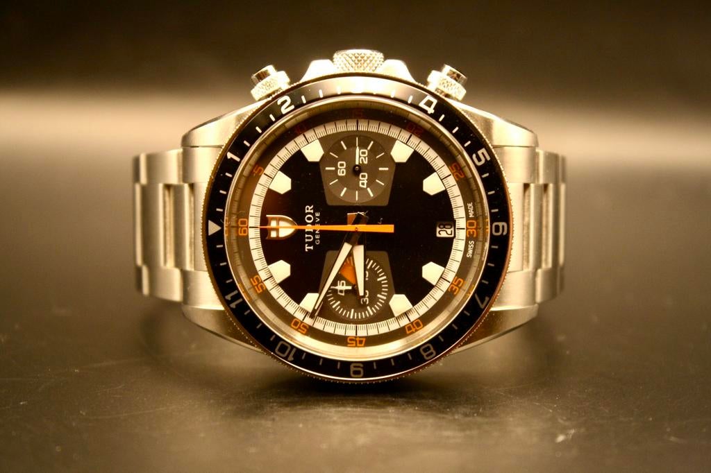 Chrono Tudor Heritage 70330N, Montre-bracelet, Autres marques, Enlèvement ou Envoi, Acier