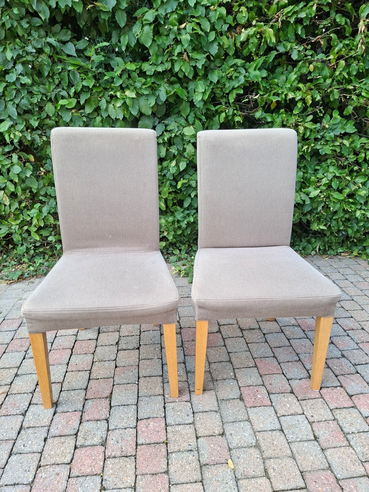 Stoelen IKEA ( 6 stoelen), Ophalen, Gebruikt, Stof, Grijs
