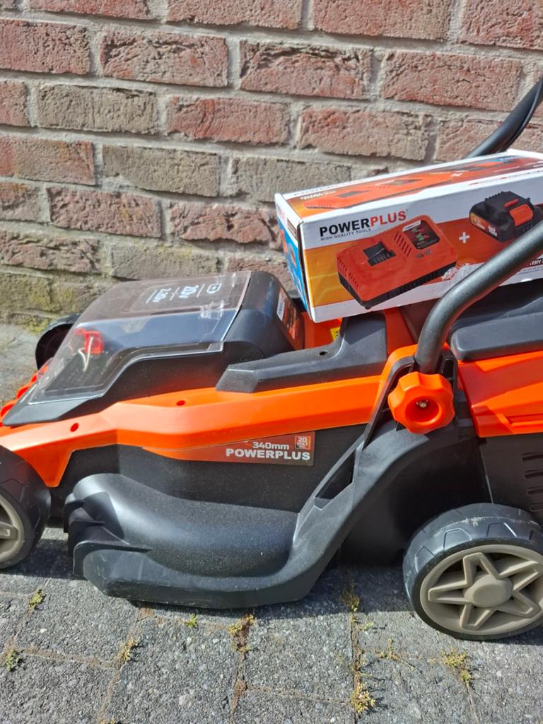 Powerplus dual power, Jardin & Terrasse, Tondeuses à gazon, Enlèvement ou Envoi