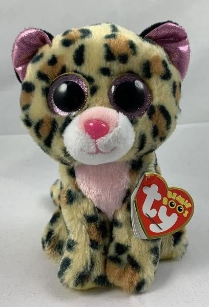 Ty Beanie Boos Livvie Luipaard Knuffel 16 cm, Verzenden, Zo goed als nieuw, Overige typen