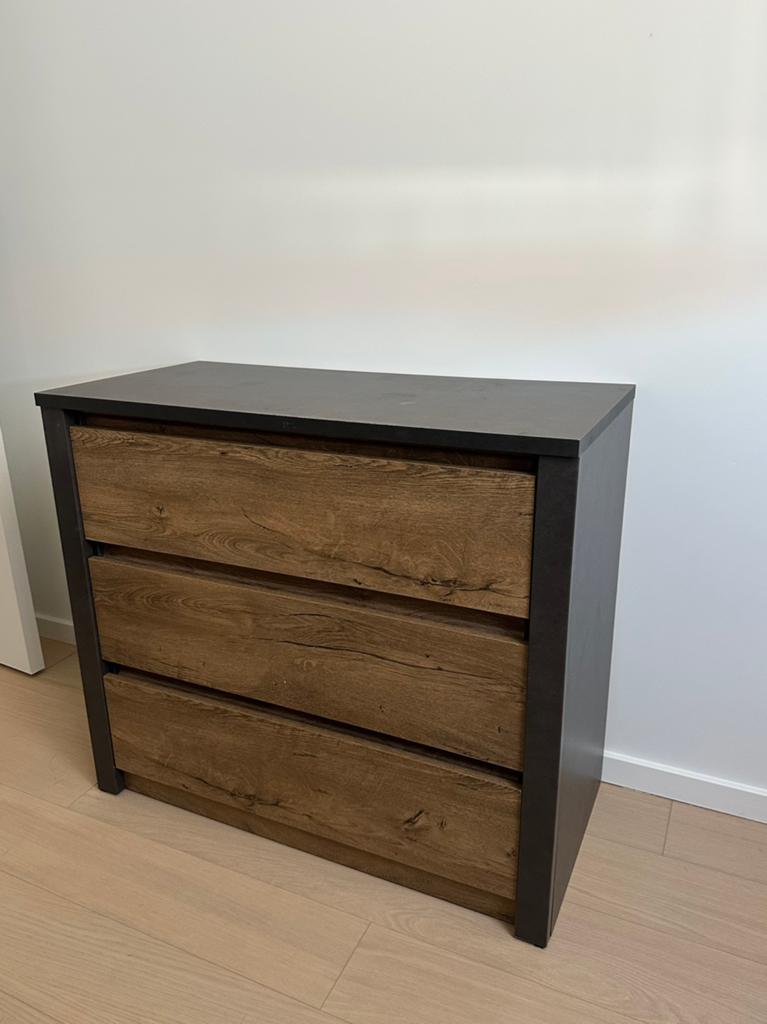 Commode met 3 laden, Huis en Inrichting, Kasten | Ladekasten, Ophalen, Gebruikt