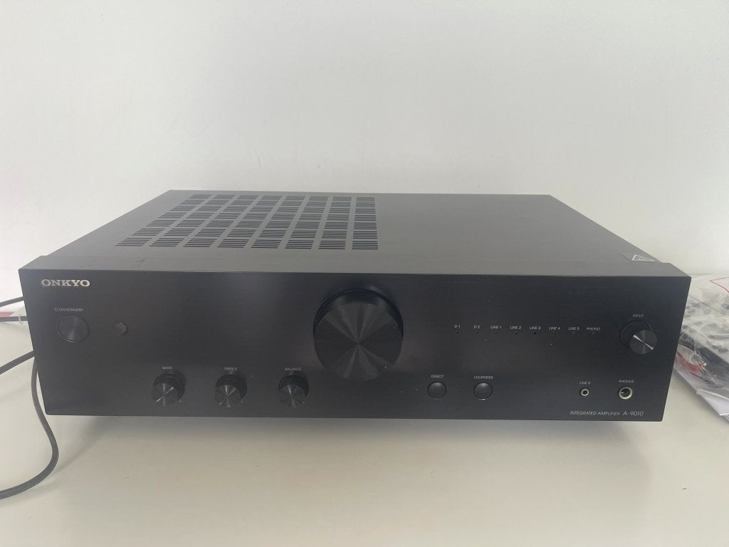 Onkyo A-9010 Stereo Versterker, TV, Hi-fi & Vidéo, Amplificateurs & Ampli-syntoniseurs, Moins de 60 watts, Enlèvement ou Envoi