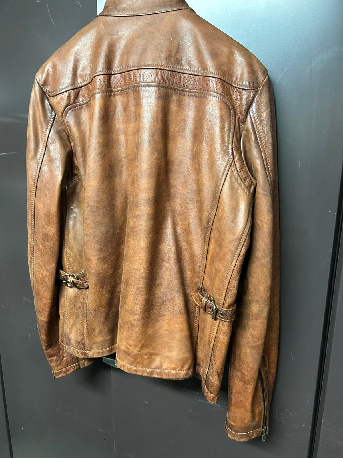 Belstaff original, Enlèvement ou Envoi, Comme neuf, Taille 52/54 (L), Brun