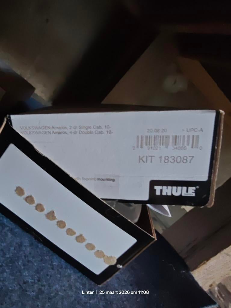Galerie de toit Thule Amarok 2017-2025, Enlèvement