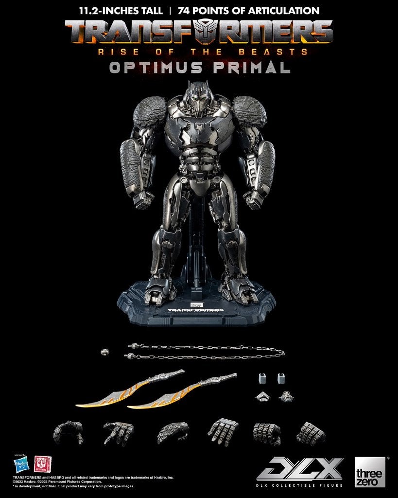 Threezero DLX Transformers Rise Of The Beasts Optimus Primal, Verzenden, Nieuw, Film, Actiefiguur of Pop