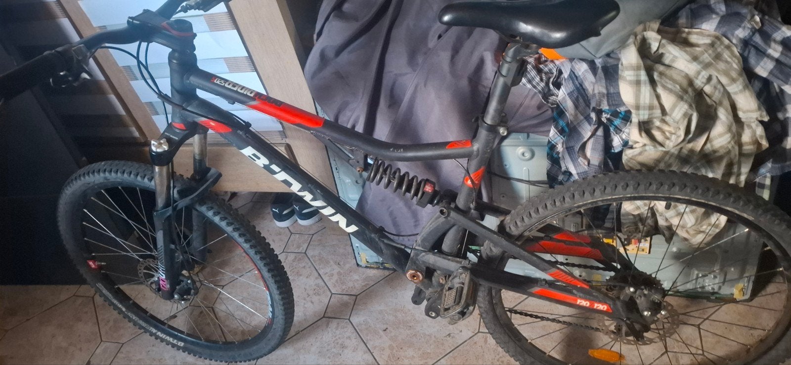 Vtt rockrider 27.5  full suspendu, Enlèvement