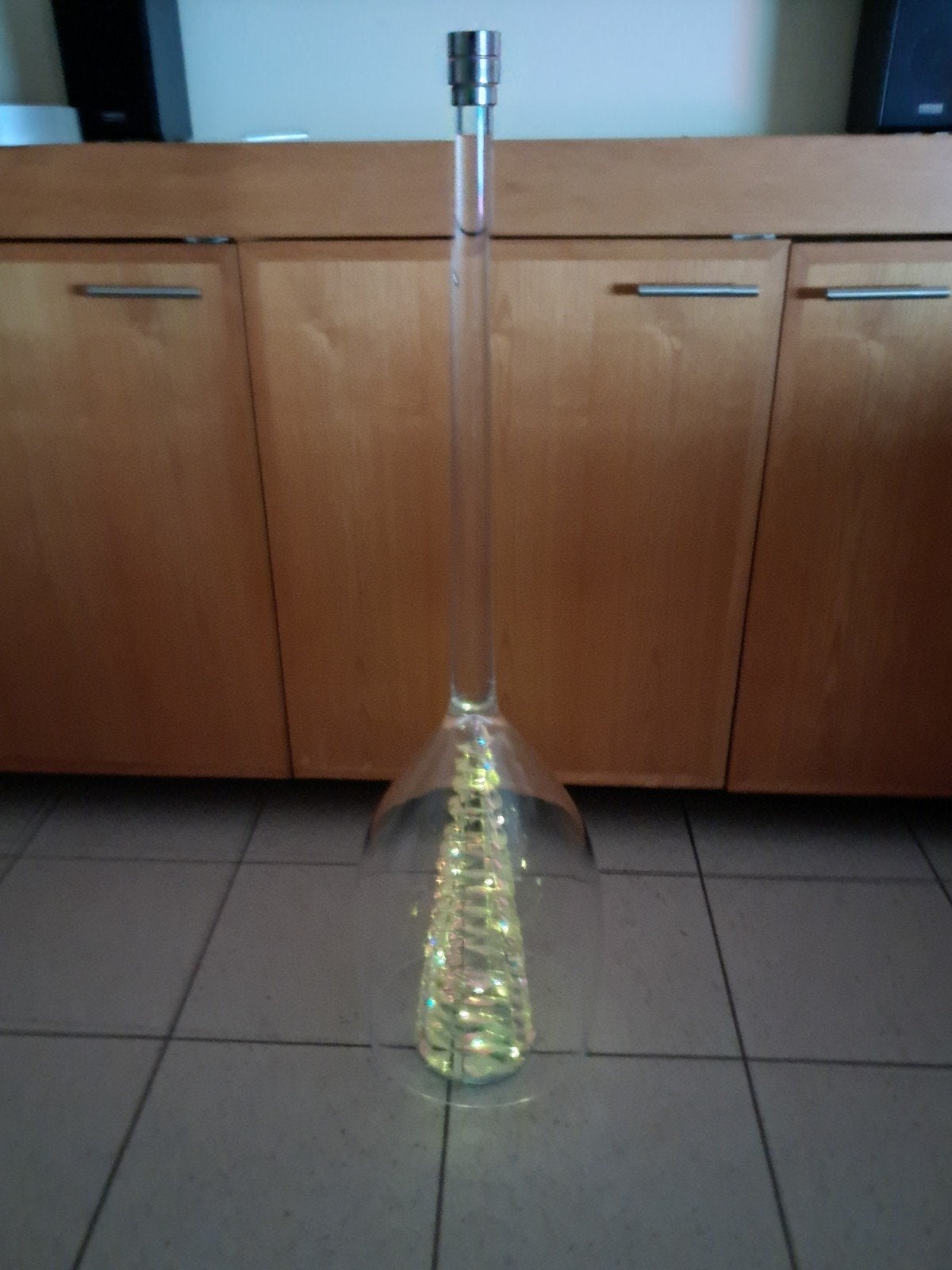Kandelaar plexiglas, Ophalen, Zo goed als nieuw