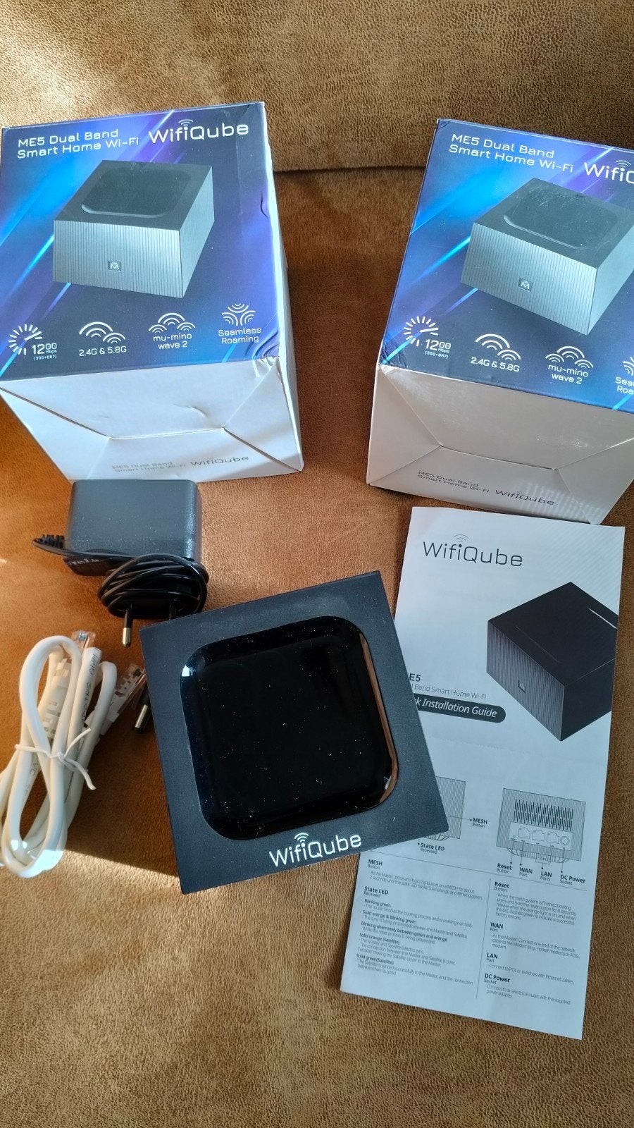 WifiQube ME5 Dual-Band Mesh WiFi-router., Computers en Software, Ophalen of Verzenden