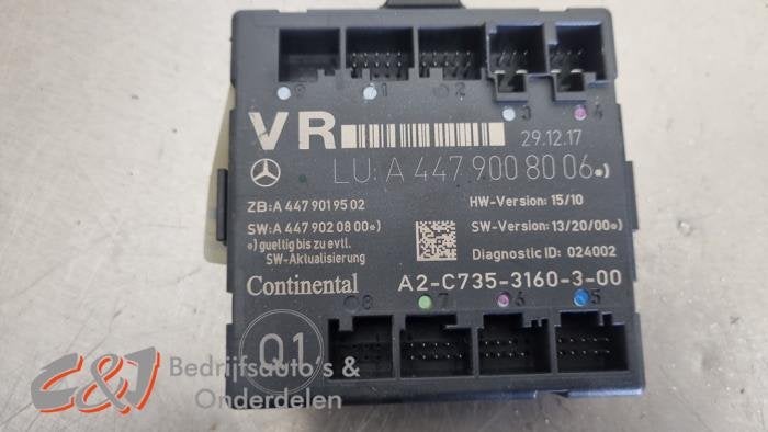 Centrale Deurvergrendelings Module van een Mercedes Vito, Gebruikt, -, Ophalen of Verzenden, -