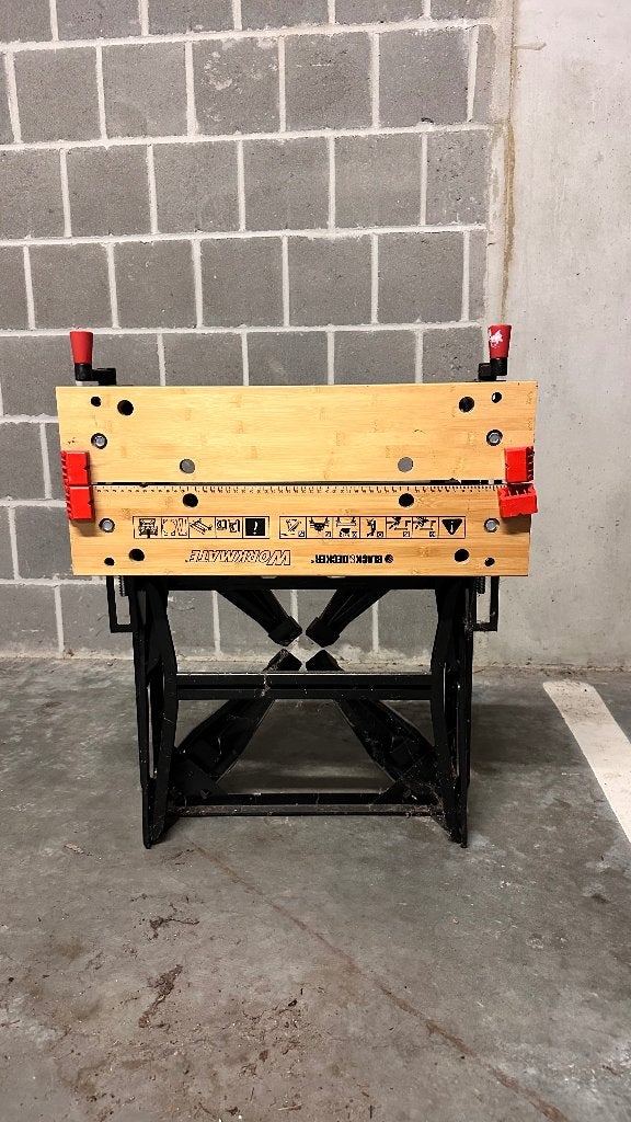 BLACK+DECKER Workmate 550 – verstelbare werkbank / werktafel, Ophalen, Gebruikt, Minder dan 70 cm, Bankschroef