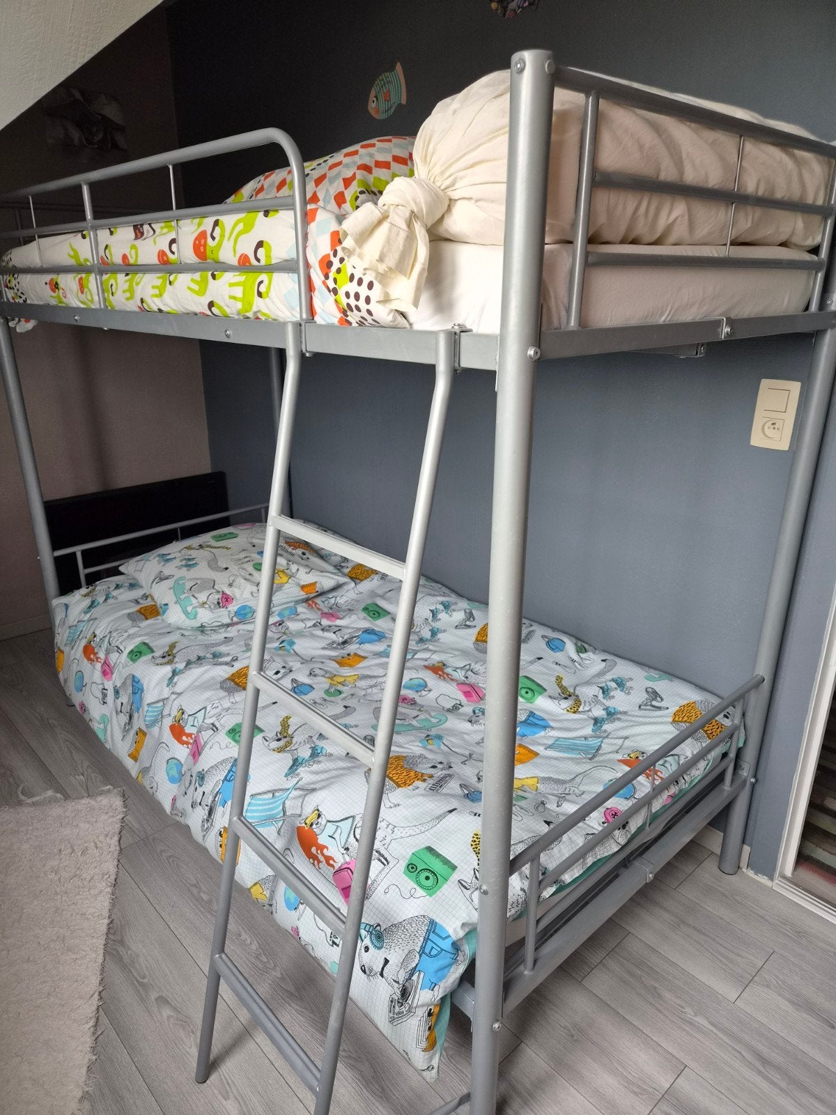 Lits superposés, 90 cm, Comme neuf, Enlèvement, Lits superposés