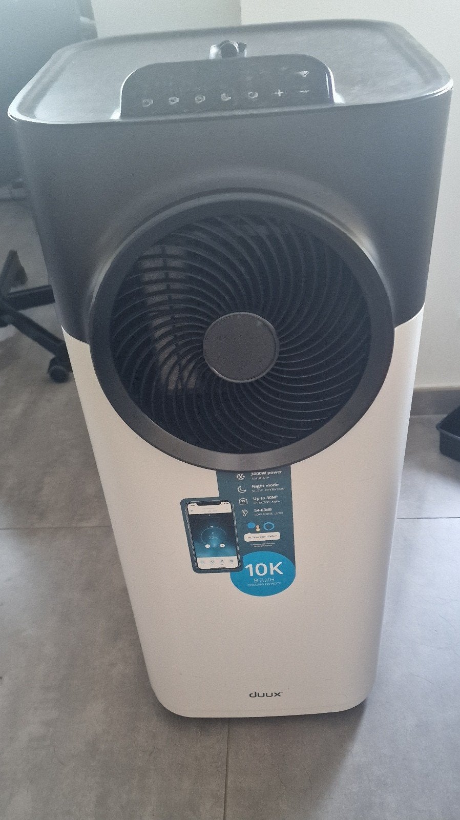 Duux Mobiele Airco, Ophalen, Mobiele airco