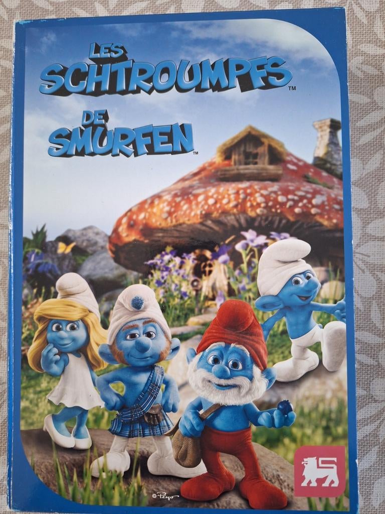 Verzamelmap met 24 smurfen., Ophalen of Verzenden