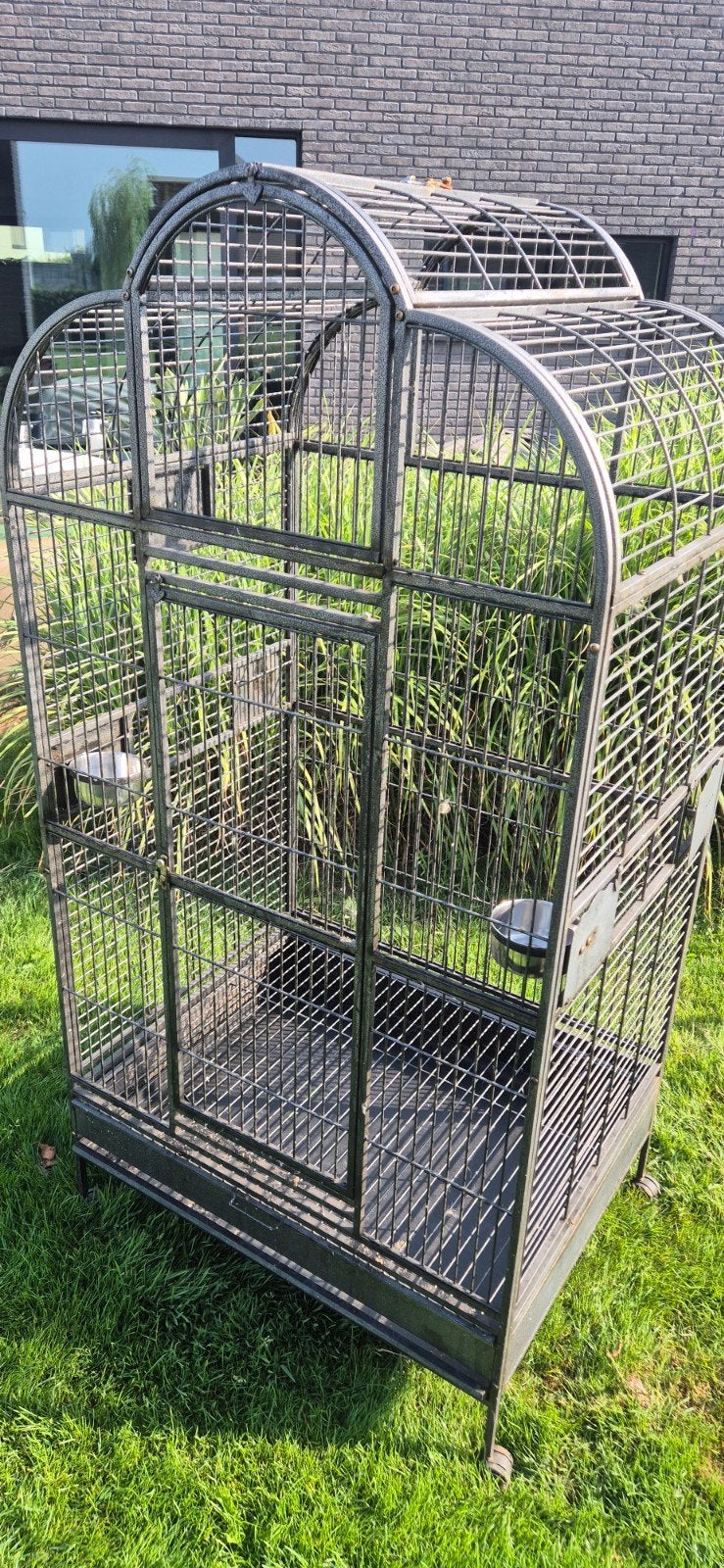 vogelkooi / papegaaienkooi, Ophalen, Gebruikt, Metaal, Vogelkooi