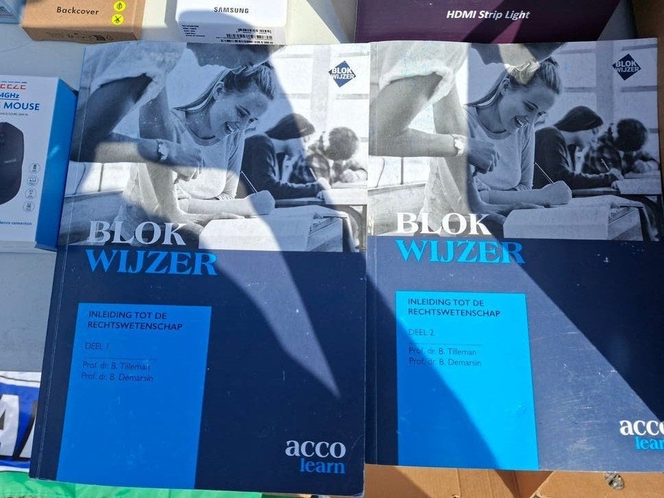 Blokwijzer: Inleiding tot de rechtswetenschap deel 1 en 2, Enlèvement ou Envoi, Bernard Tilleman; Bert Demarsin