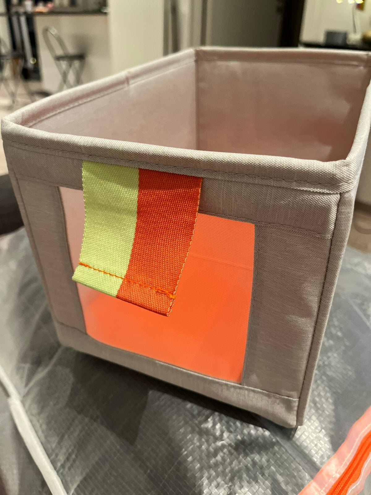 Lot de 6 boîtes de rangement pliables IKEA SLÄKTING, Enlèvement ou Envoi, Utilisé